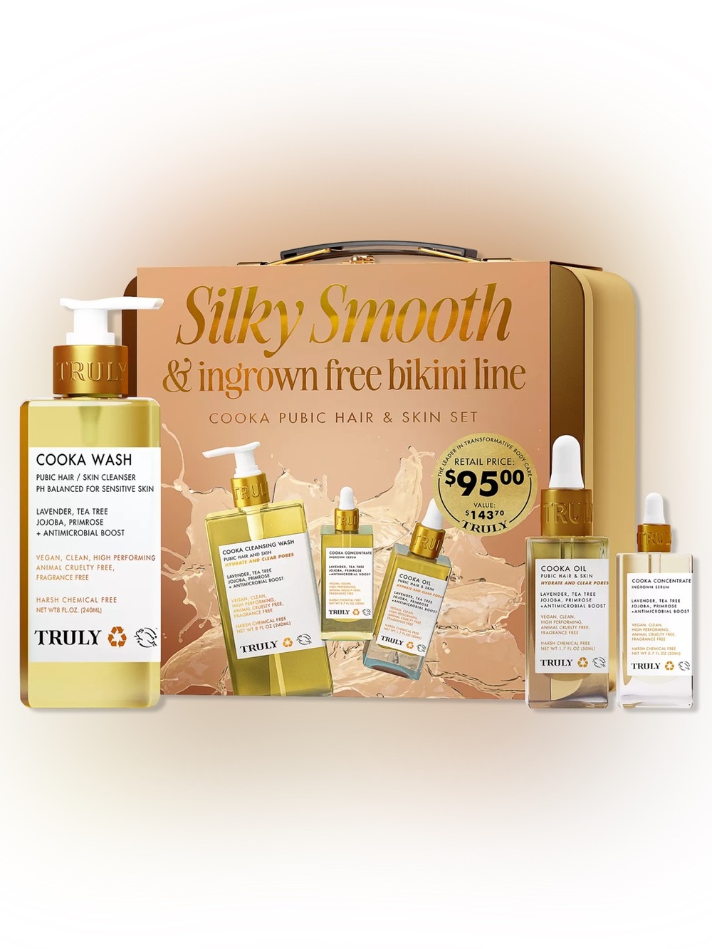 NEW Truly Cooka Pubic Hair & Skin Set